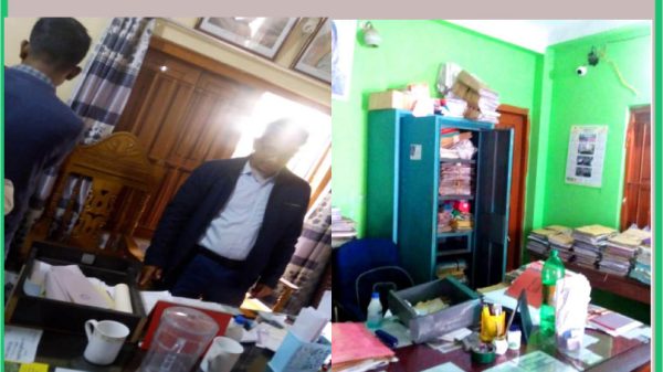 বানারীপাড়া উদয়কাঠি ইউনিয়ন পরিষদে দুর্ধর্ষ চুরি