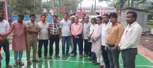 প্রেসক্লাব বাউফল কর্তৃক নবাগত ইউএনও কে ফুলেল শুভেচ্ছা