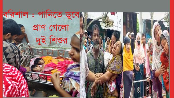 বরিশালে পানিতে ডুবে প্রাণ গেলো দুই বোনের!