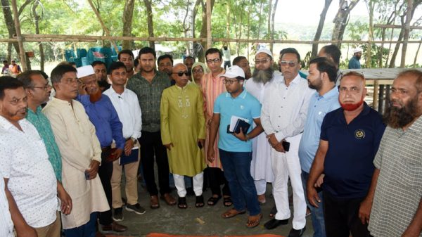 প্রধানমন্ত্রী কর্তৃক ৮০টি সমাপ্ত প্রকল্পের বরিশালের উদ্বোধনীস্থান পরিদর্শন