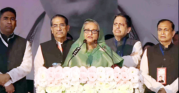 বিএনপির রাজনীতি করার অধিকার নেই : শেখ হাসিনা