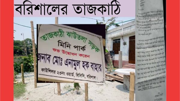 বরিশাল নগরীর তাজকাঠি এলাকায় সন্ত্রাসীদের জিম্মিদশায় এক প্রবাসী পরিবার, প্রশাসনের দৃষ্টি কামনা