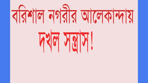 বরিশাল নগরীর দক্ষিণ আলেকান্দায় দখল সন্ত্রাস!