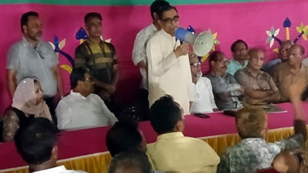 এমপি মেননের ঈদ পরবর্তী শুভেচ্ছা অনুষ্ঠানে সাবেক উপজেলা চেয়ারম্যান বাচ্চু সিকদার বললেন, আমি যড়যন্ত্রের কাছে হেরে গেছি