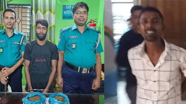 বরিশালের ভাটিখানায় মাদক বিক্রেতা দুলাল ফরাজী আটক