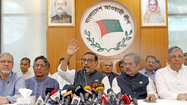 সাবেক ছাত্রনেতাদের তোপের মুখে ওবায়দুল কাদের, ‘ভুয়া, ভুয়া’ বলে আওয়াজ