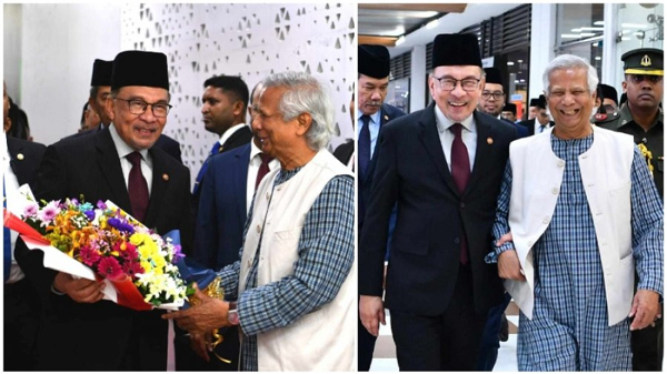 বাংলাদেশ-মালয়েশিয়ার সম্পর্ক নতুন উচ্চতায় নিতে চান ড. ইউনূস-আনোয়ার ইব্রাহিম