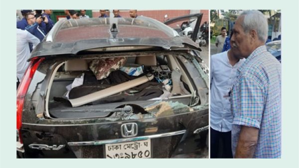 কাঁঠালিয়া বিএনপির কার্যালয় ভাঙচুর মামলায় ব্যারিস্টার শাহজাহান ওমর বীর উত্তম কারাগারে