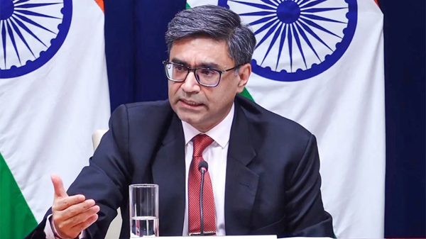 অন্তর্বর্তী সরকারকে নিয়ে হাসিনার সমালোচনায় ভারতের সায় নেই : বিক্রম মিশ্রি