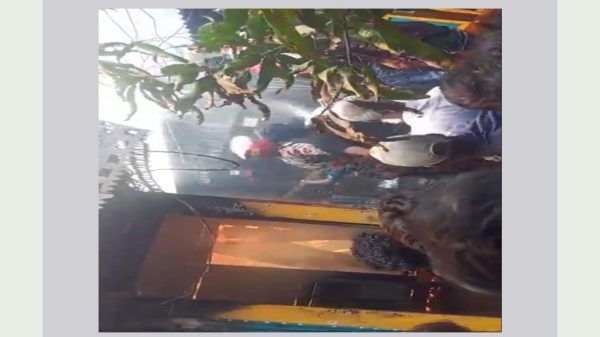 স্বরূপকাঠি পৌর শহরের ভয়াবহ অগ্নিকাণ্ড